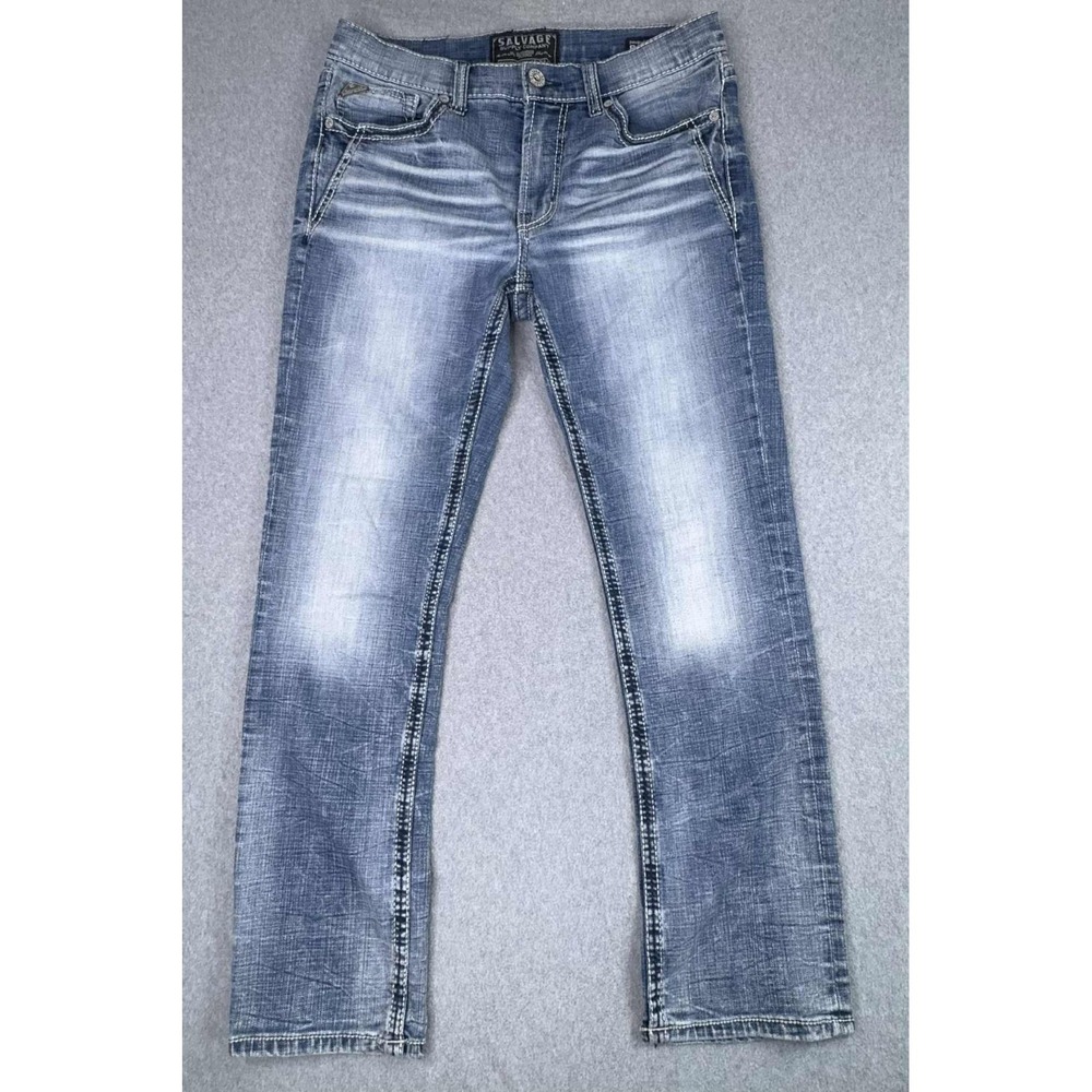 Salvage Blue Bootcut Jeans 34×31